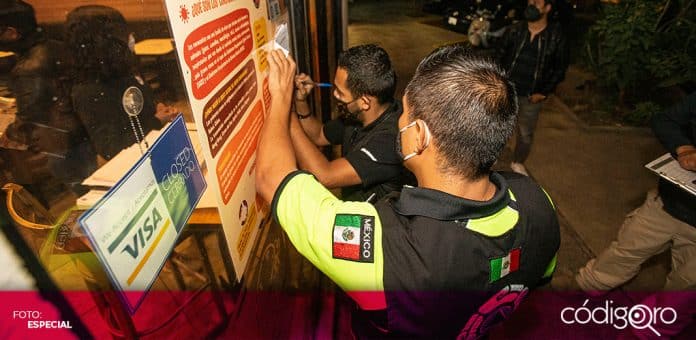 419 establecimientos suspendidos COVID-19 Durante la semana pasada, 33 establecimientos fueron suspendidos en el estado de Querétaro. Foto: Especial