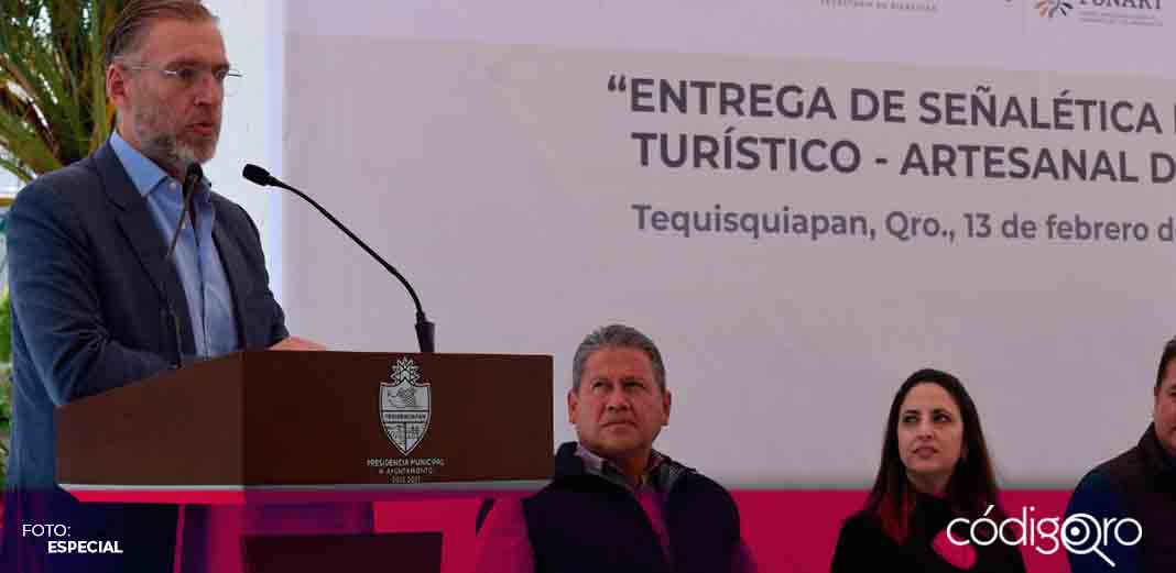 Entregan señalética para corredor turístico artesanal de Tequisquiapan