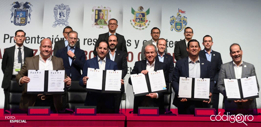 Firman 5 estados convenio para constituir la Alianza Centro Bajío Occidente