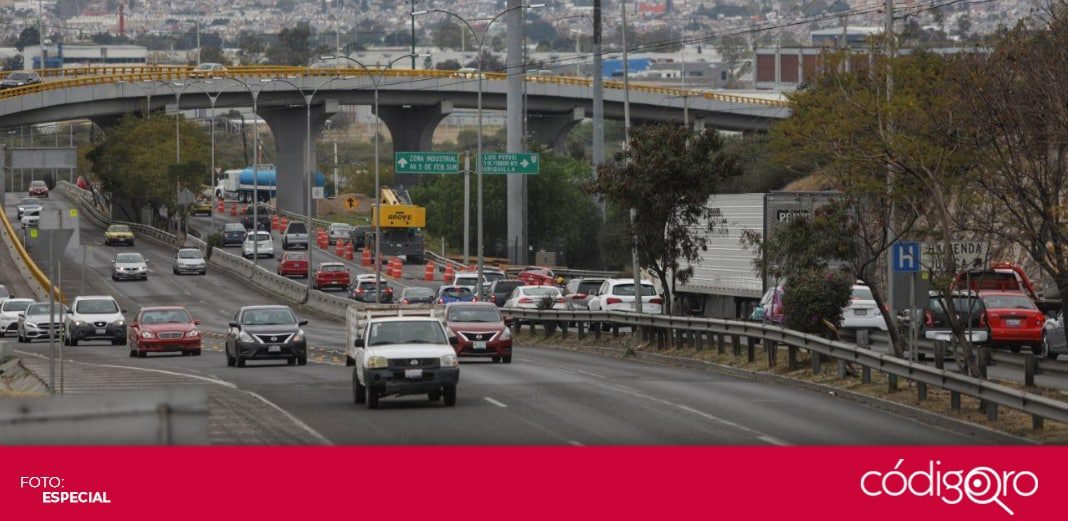 Obras de viaducto en Bernardo Quintana se realizan principalmente por la noche