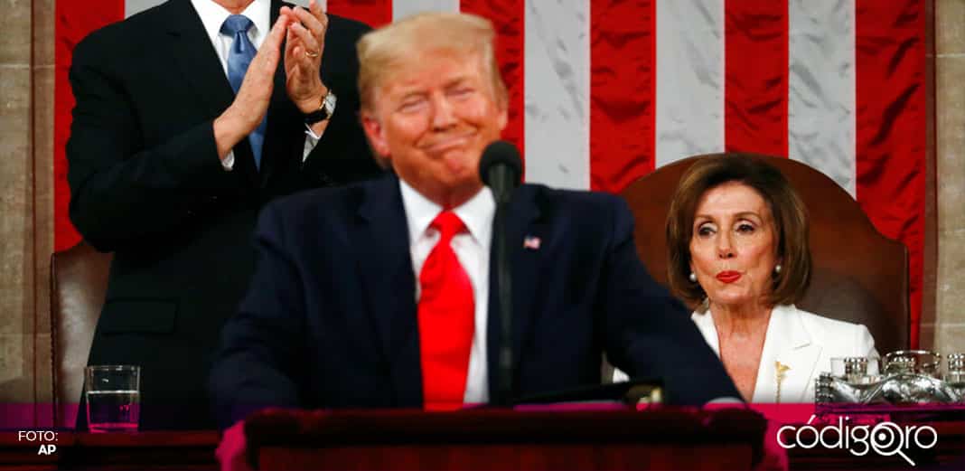 Discurso de Trump fue un reality show: Pelosi