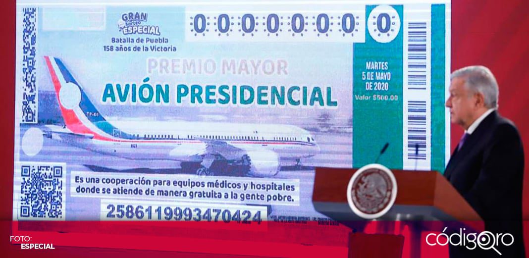 Morena busca modificar reforma que permita rifar el avión presidencial