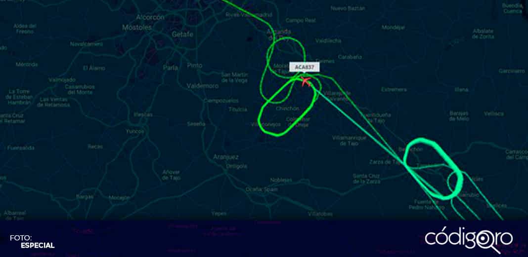 Avión de Canada Air aterriza de emergencia Madrid por daños en rueda