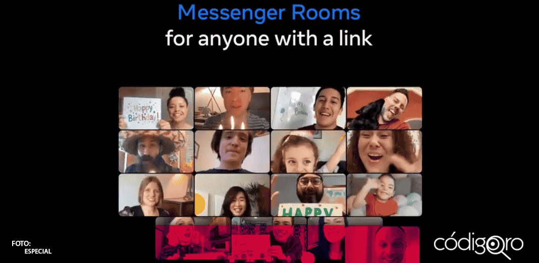 Facebook lanza Menseger Rooms, permitirá hasta 50 personas en video llamadas