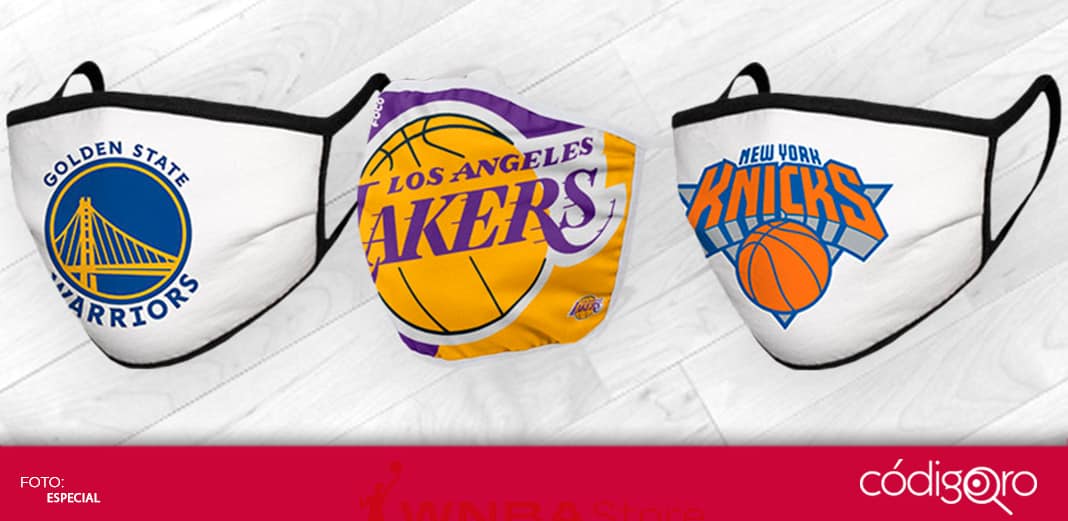 NBA vende cubrebocas para recaudar fondos por Covid-19