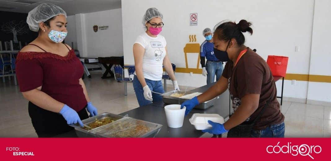 Entregan alimentos en caliente a familias vulnerables del municipio de Querétaro