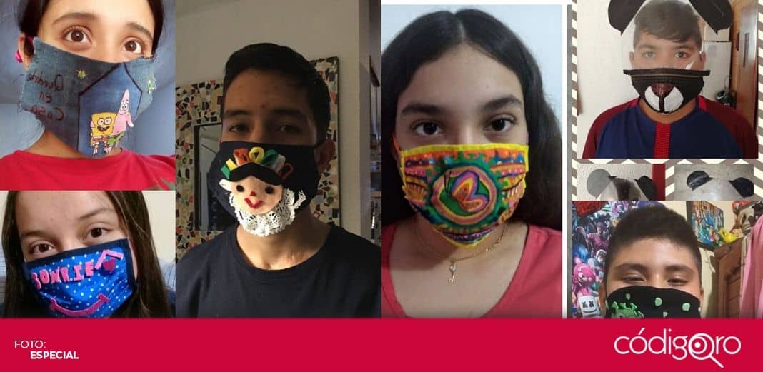 DIF Estatal Querétaro anuncia ganadores del concurso "El cubrebocas más creativo"