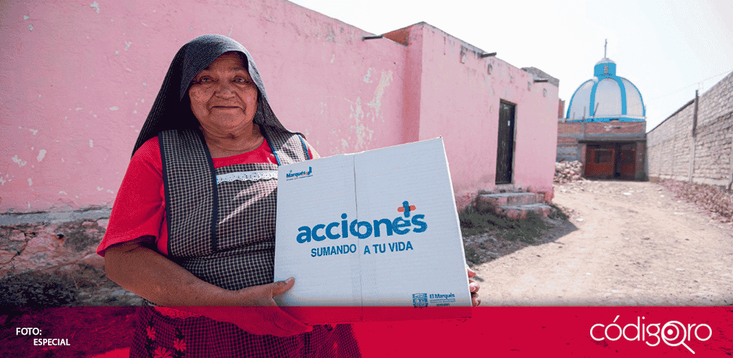 Entregan 52 mil despensas a familias de El Marqués