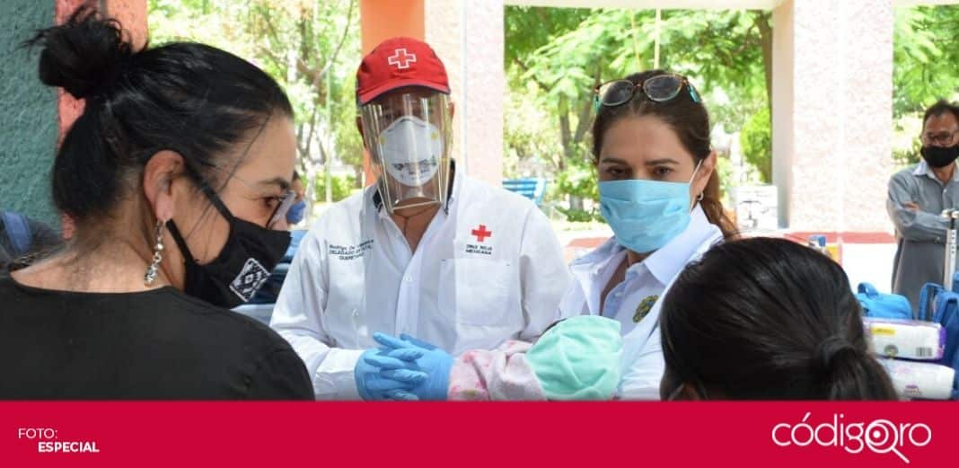 Cruz Roja Mexicana entrega 85 paquetes de ayuda humanitaria en Querétaro