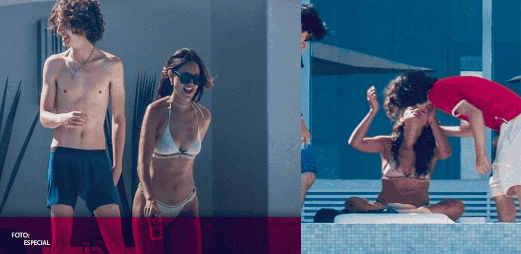 Eiza González es captada con su novio Timothée Chalamet en los Cabos