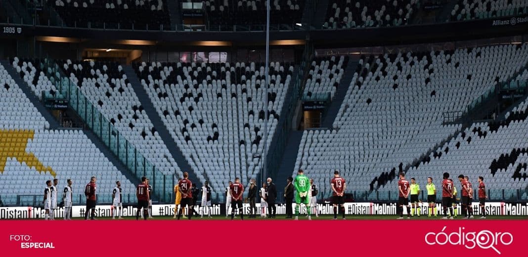 Futbol de Italia podría permitir regreso de aficionados a los estadios en julio
