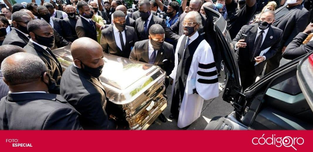Realizan funeral de George Floyd, el afroestadounidense que inspiró las protestas