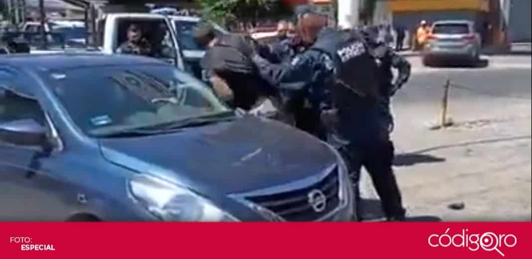 Detención en Jardines de la Hacienda, según protocolo de uso de la fuerza: Policía Estatal