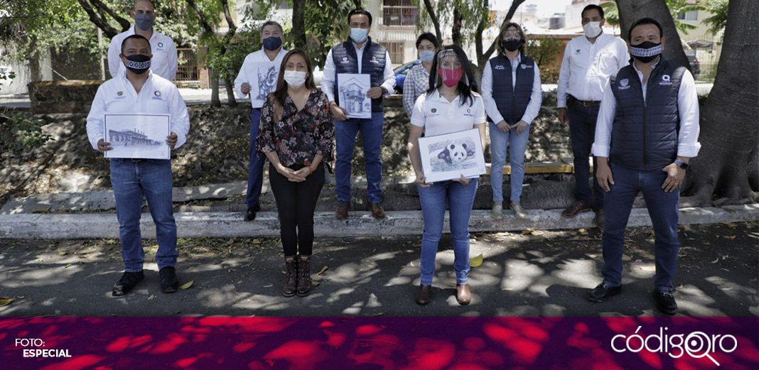 Luis Bernardo Nava entrega obras de reencarpetado en la colonia Los Arquitos