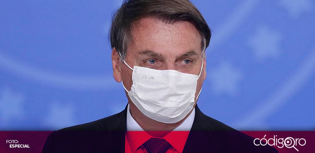 Jair Bolsonaro, presidente de Brasil anuncia que dio positivo a Covid-19