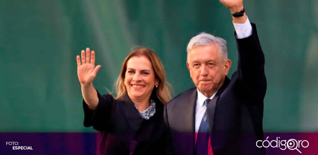 López Obrador y Gutiérrez Müller buscan registrar su nombre como marca ante el IMPI