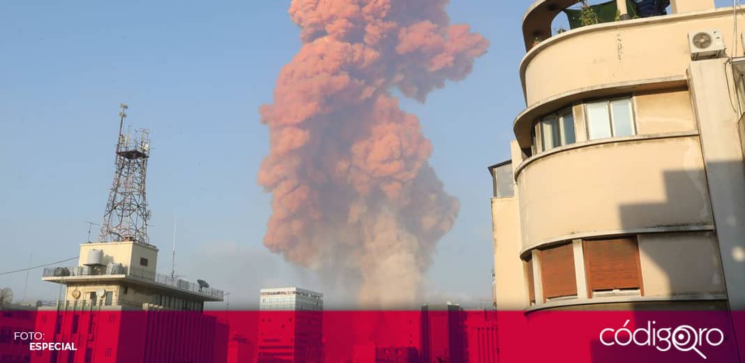 Se registra fuerte explosión en Beirut; hay heridos y daños materiales