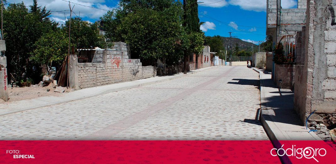 Entregan trabajos de urbanización en Presa de Rayas, El Marqués