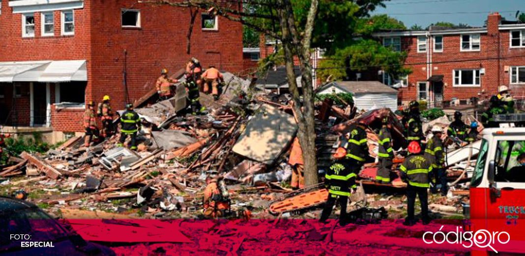 Explosión sacude barrio de Baltimore, deja al menos un muerto y personas atrapadas