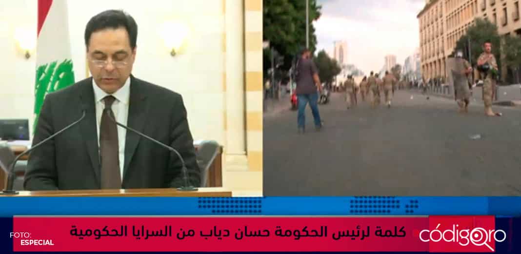 Gobierno de Líbano renuncia en medio de la indignación por explosión en Beirut