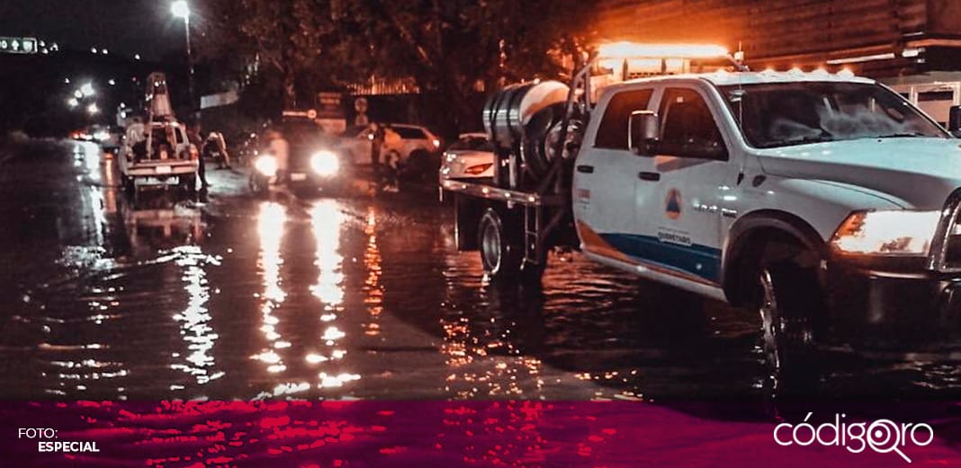 Lluvia deja afectaciones en colonias Cerrito Colorado, Satélite, El Rocío y Loma Bonita