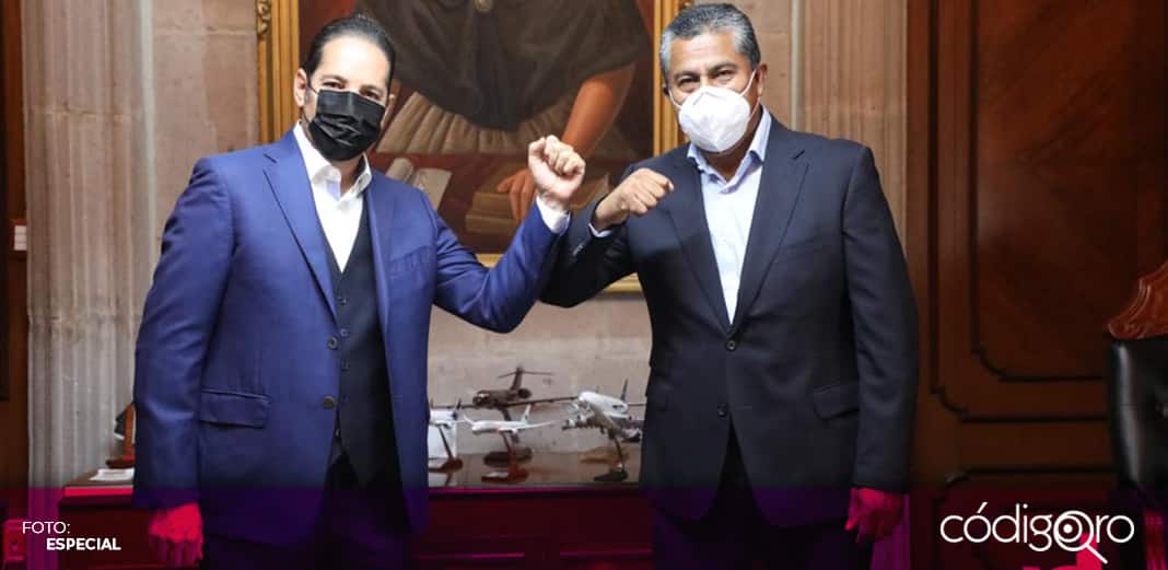 Gobernador de Querétaro se reúne con presidente municipal suplente de Colón