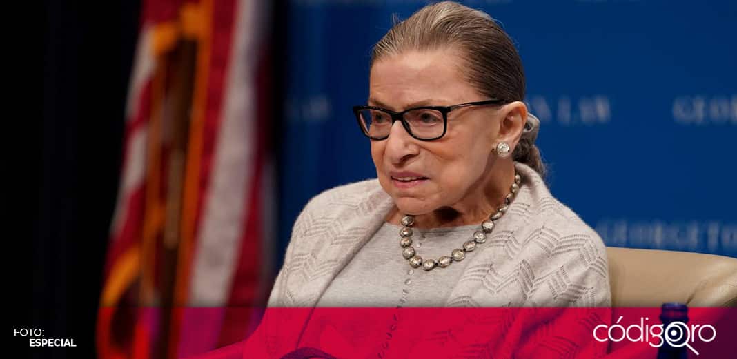 Restos de jueza Ruth Bader Ginsburg serán velados en Corte Suprema de Justicia