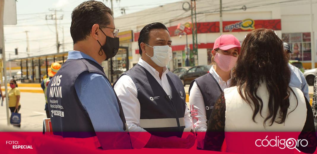 Luis Bernardo Nava supervisa obras en avenida Pie de la Cuesta