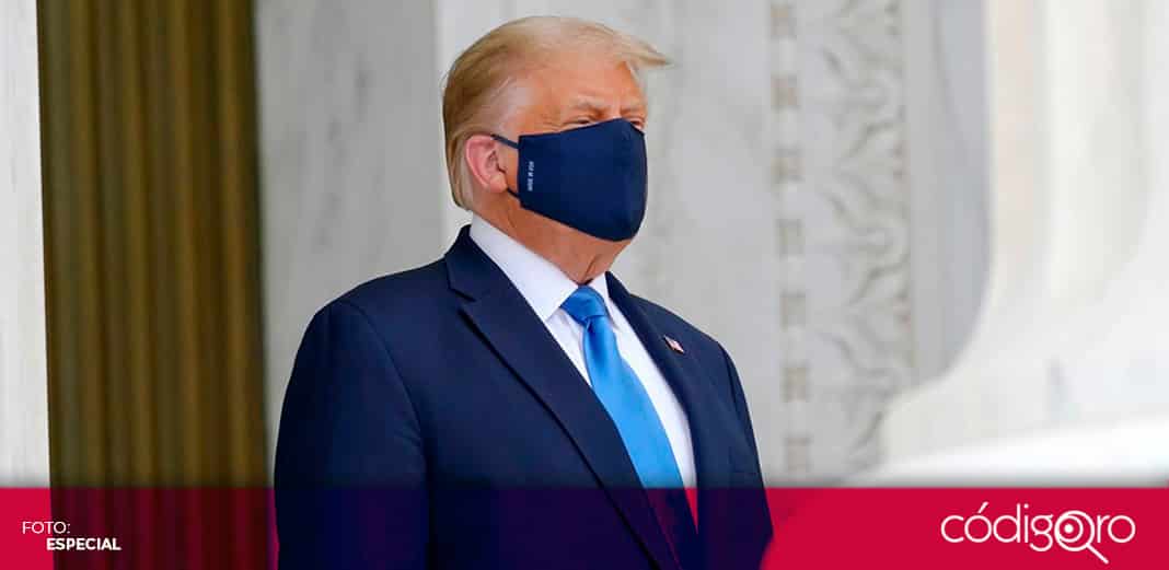 Trump rinde honores a la jueza Ginsburg; espectadores lo abuchean a la distancia