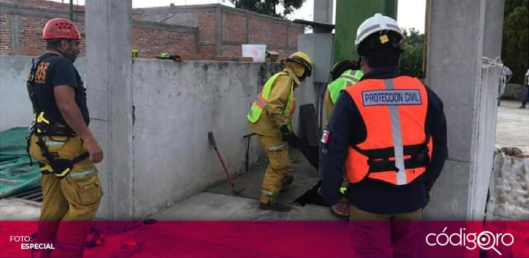 Trabajadores pierden la vida dentro de una fosa en San Juan del Río