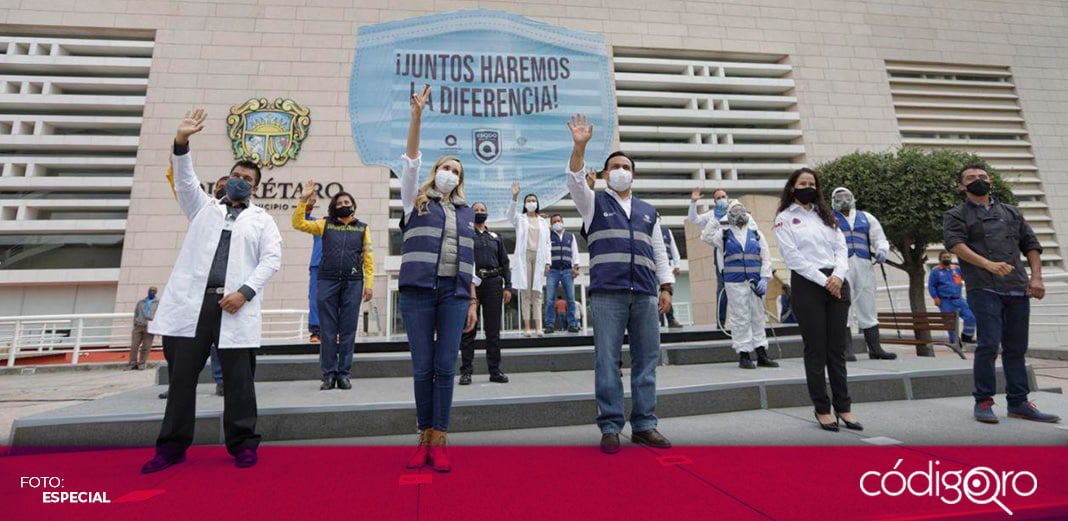 Reconocen labor de médicos, brigadistas, policías y voluntarios que hacen frente al Covid-19