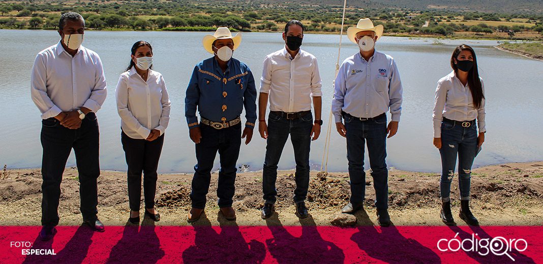 Gobernador de Querétaro entrega obras de rehabilitación y desazolve de 9 bordos