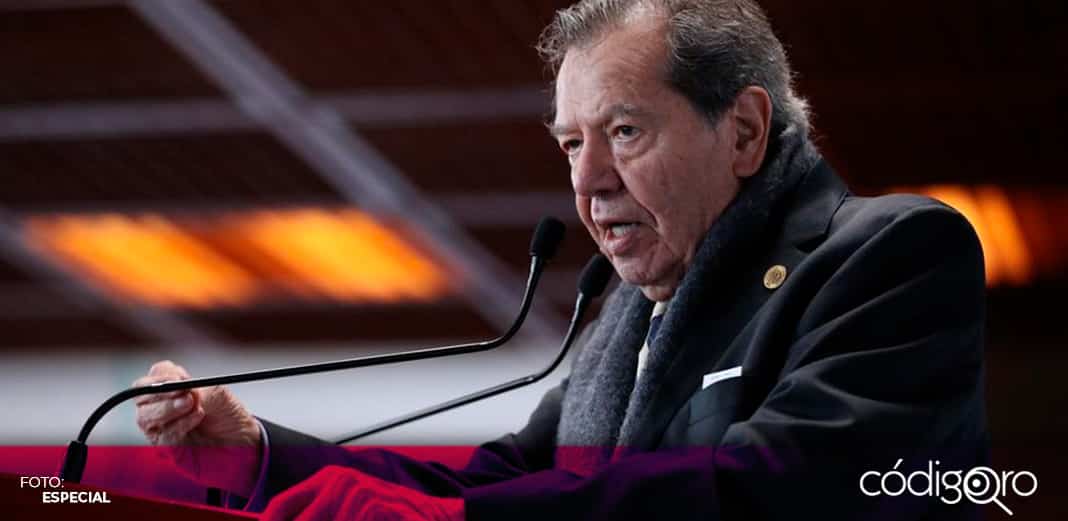 Porfirio Muñoz Ledo denuncia a Mario Delgado por uso de recursos públicos con fines partidistas