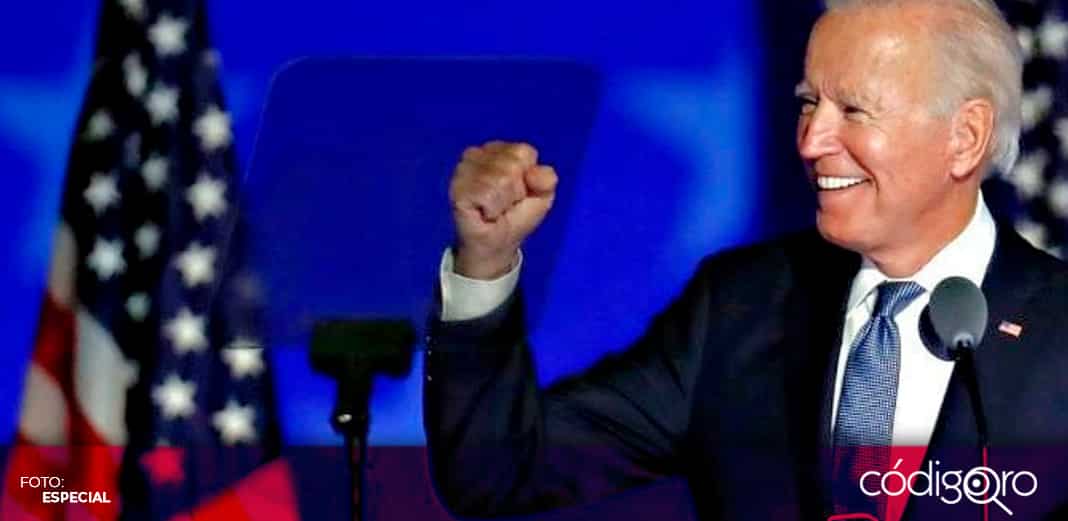 Joe Biden ya observa la meta final, pero no canta victoria