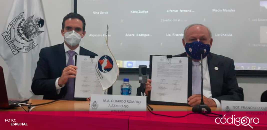 IEEQ y Consejo de Notarios firman convenio de colaboración rumbo al Proceso Electoral