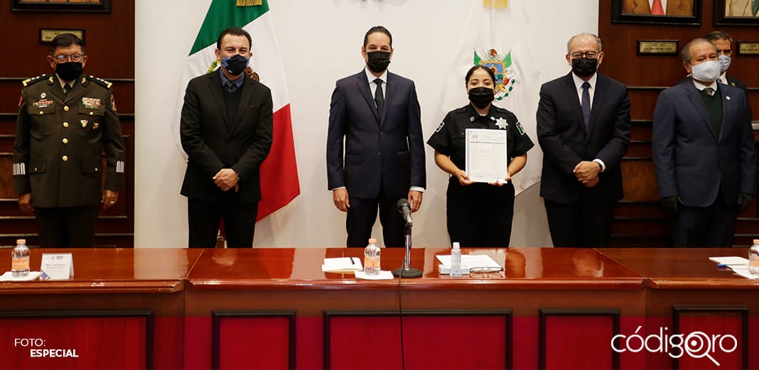 Gobernador destaca labor de policías en el contexto de la pandemia