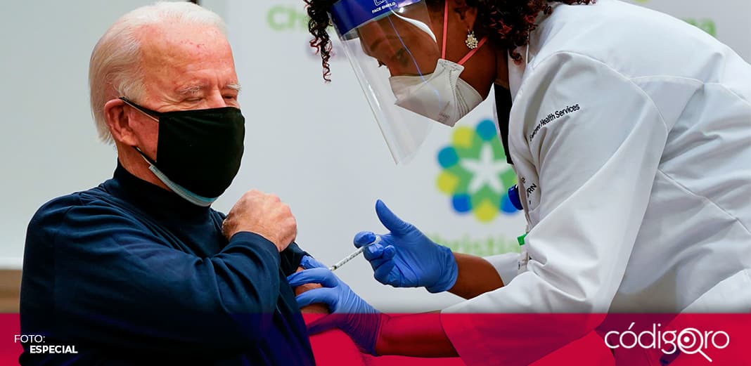 Joe Biden, presidente electo de Estados Unidos, recibe vacuna contra COVID-19