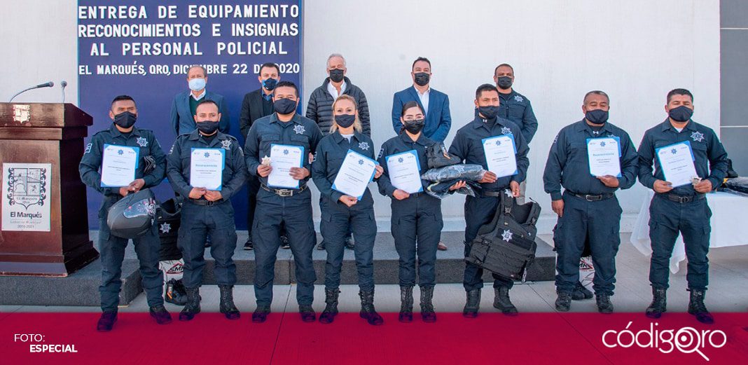 Alcalde de El Marqués encabeza entrega de equipamiento a la SSPyTM