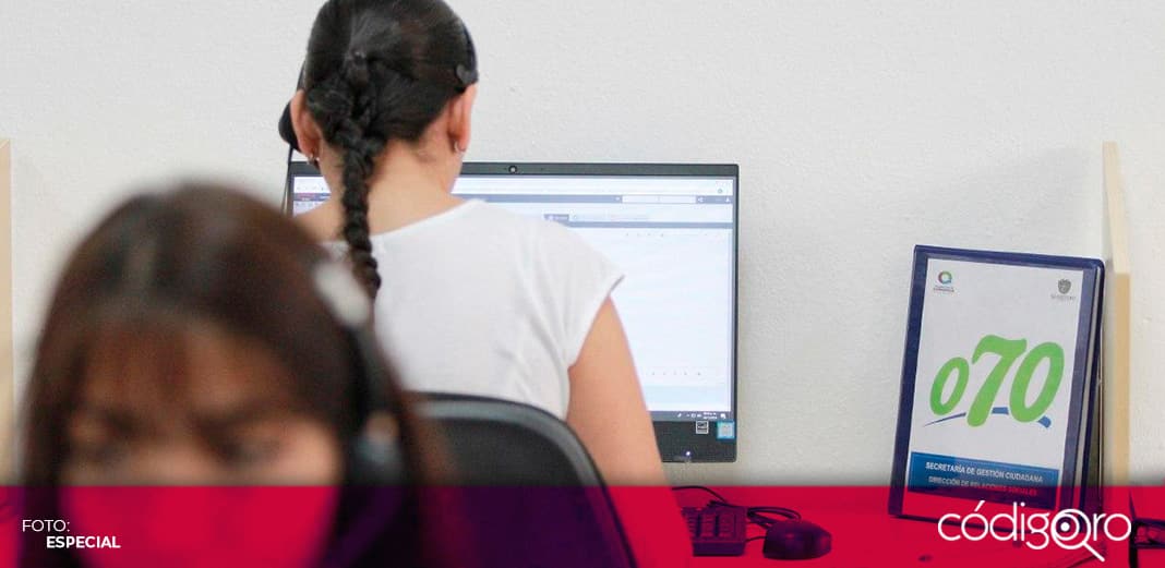 A través del 070 se han atendido mil 976 llamadas desde el inicio de la pandemia