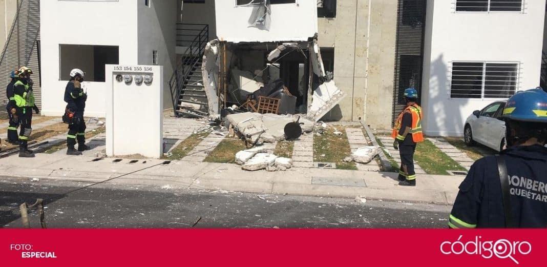 Explosión por acumulación de gas en casa de colonia Los Encinos, en El Marqués