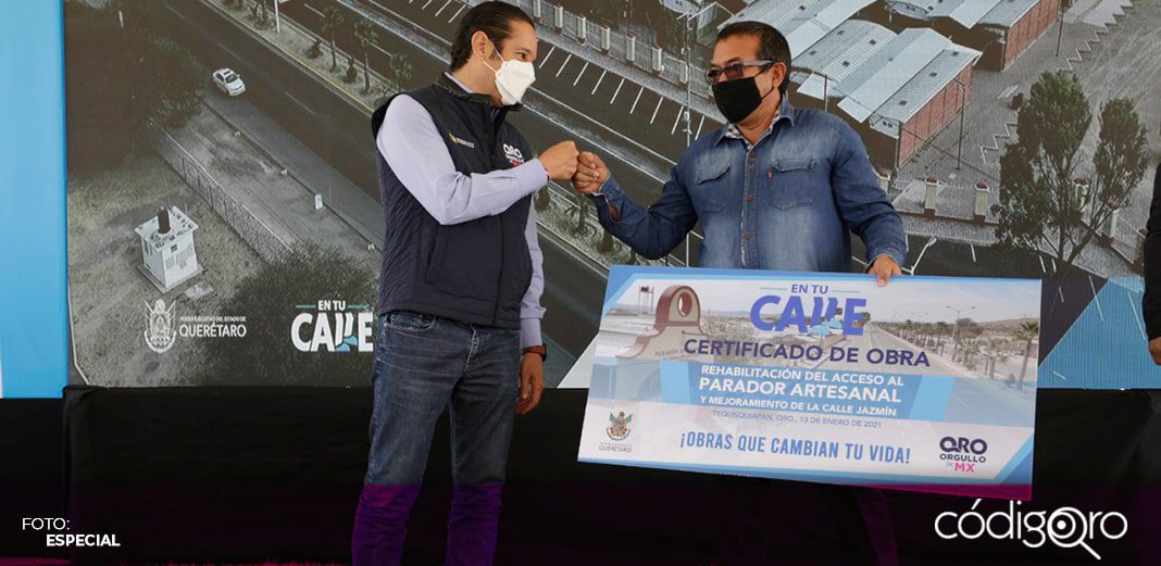 Gobernador de Querétaro entrega obras por más de 14 mdp en Tequisquiapan