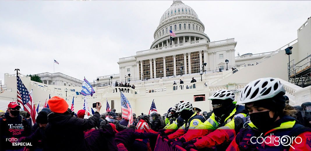 Suspenden sesión en el Congreso de EE.UU. por protestas en el Capitolio