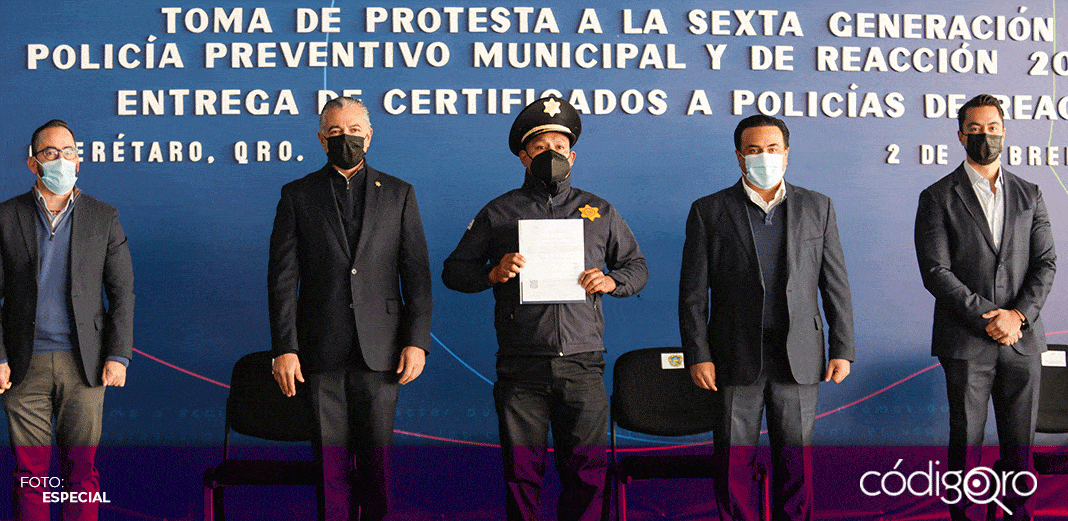 Egresan 26 policías preventivos y de reacción de la SSPM