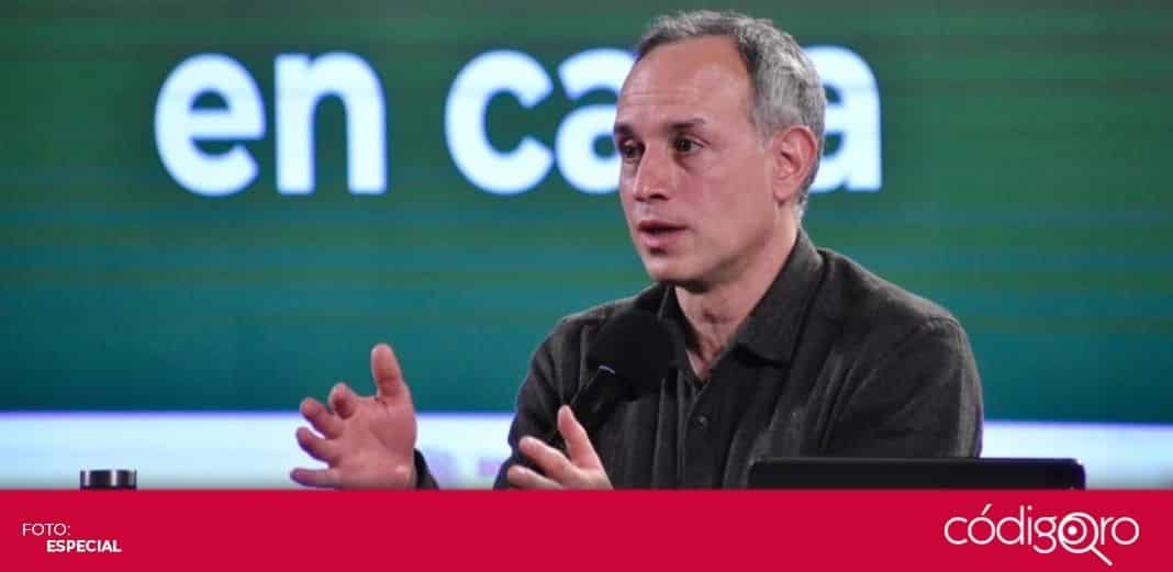 Confirma Hugo López-Gatell que dio positivo a COVID-19