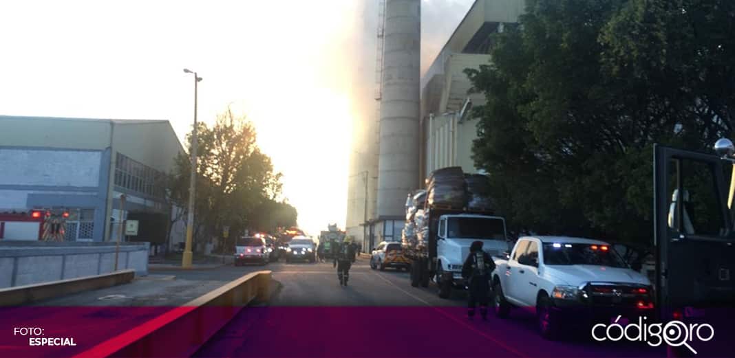 Reportan un incendio en una fábrica de la colonia Obrera