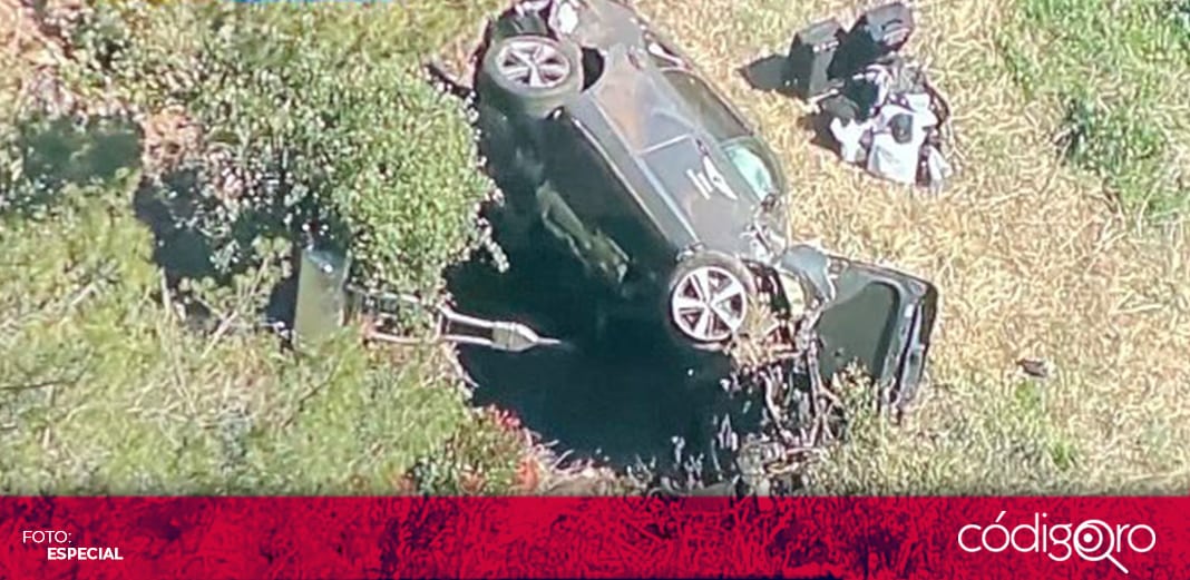 Tiger Woods hospitalizado tras accidente automovilístico
