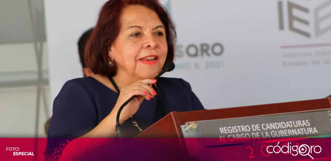 Celia Maya realiza su registro como candidata de Morena a la gubernatura