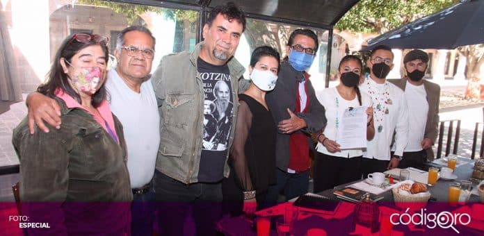 Coalicion comunidad artistica creativa Integrantes de la comunidad artística queretana integraron una coalición para defender sus derechos laborales. Foto: Especial