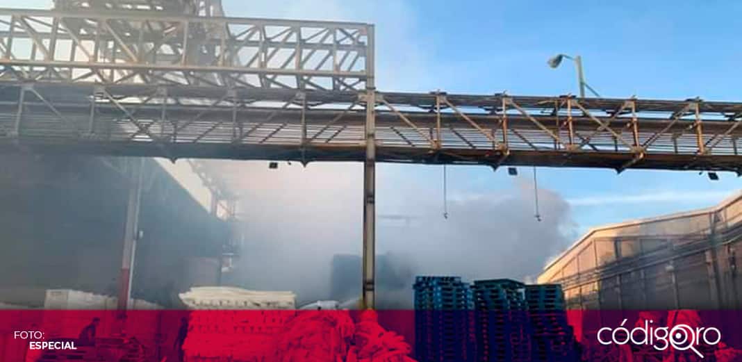 Se registra incendio en la empresa Kimberly Clark de SJR