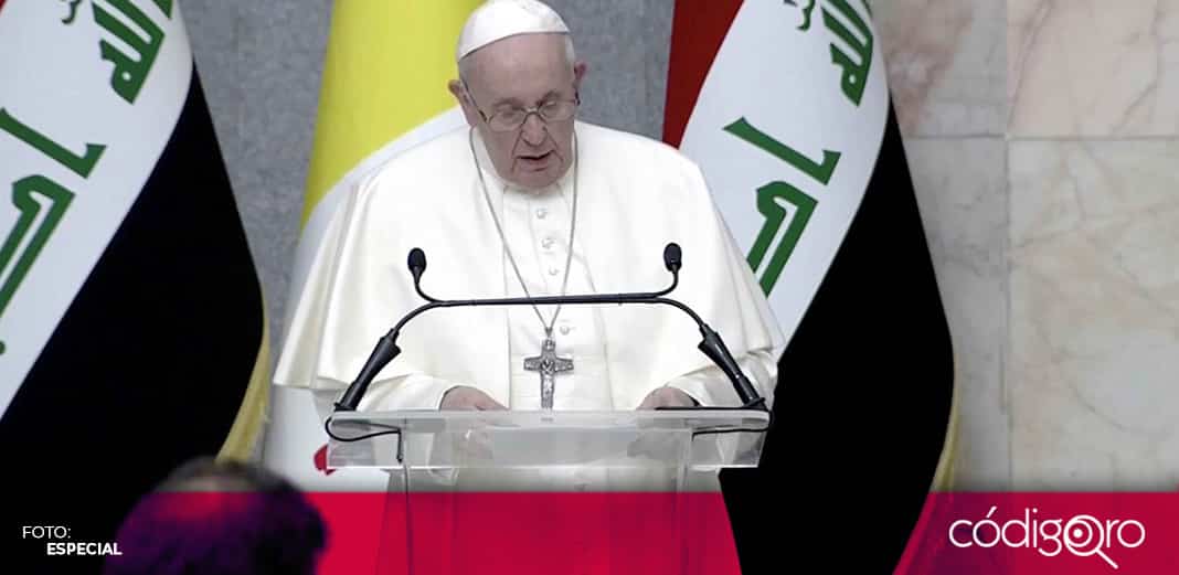 "Basta de violencia", reclama el papa Francisco en su histórica visita a Irak